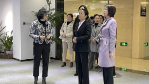 杭州市婦聯黨組書記、主席楊曉峰一行蒞臨健培科技考察調研